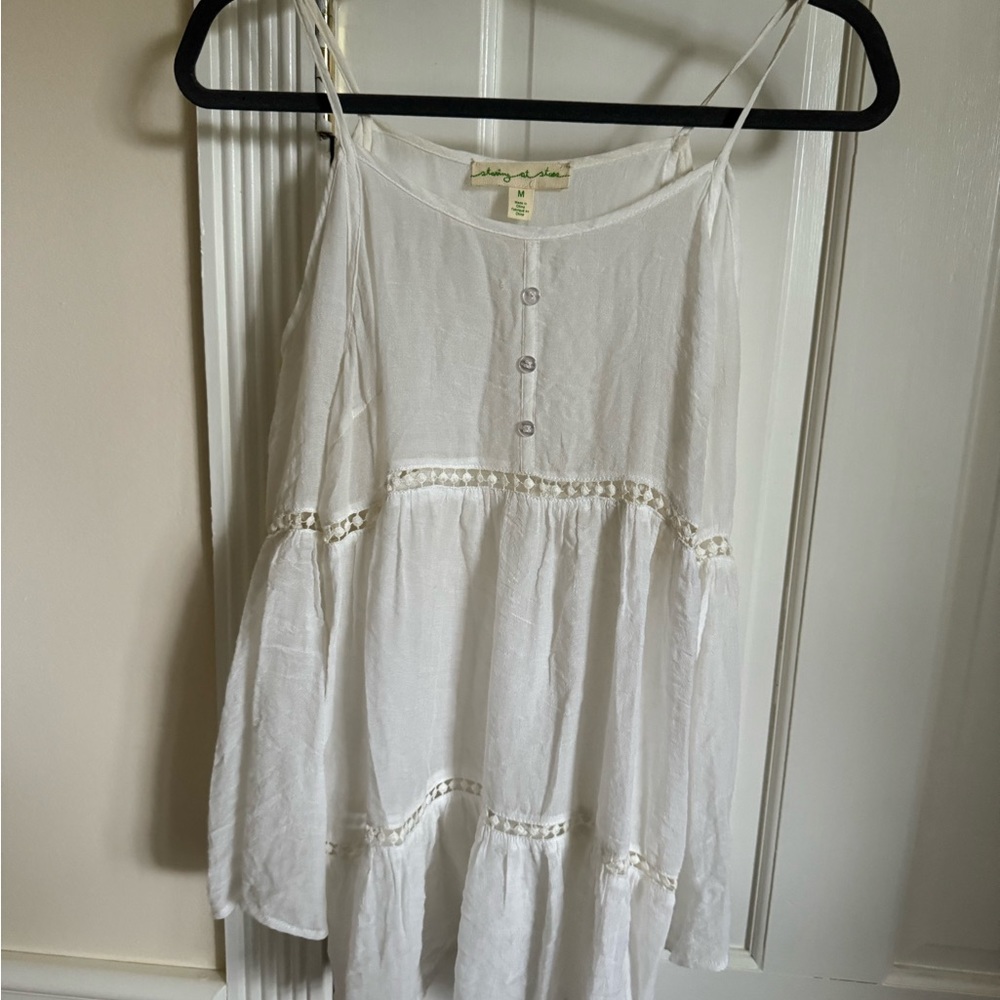 Semi sheer off shoulder blouse by Staring at Stars size M